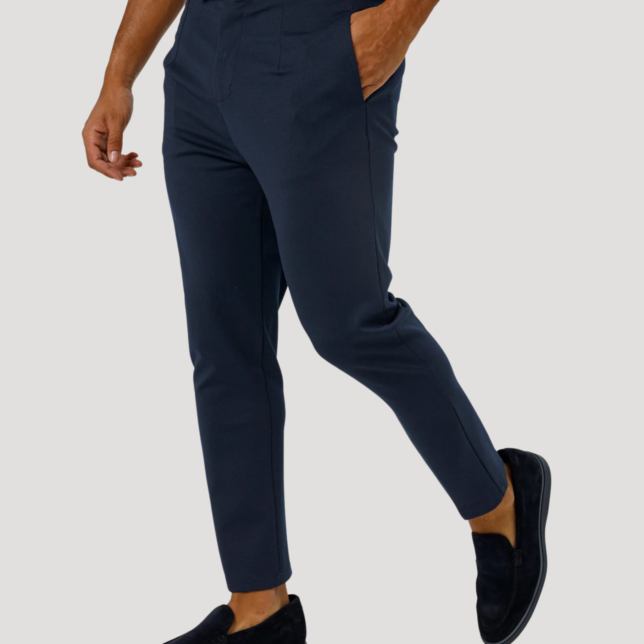 Pantalon de Costume Homme à Ajustement Latéral Amalfi [Achetez 1, Recevez-en 2]