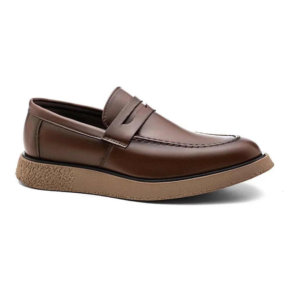 Mocassin Homme Loafer Décontracté – Semelle Crêpe – Confort Classique & Élégance Intemporelle
