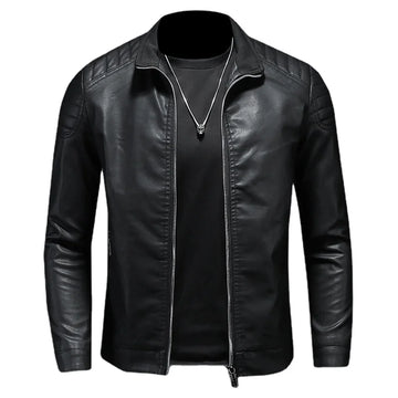 Veste en Cuir pour Homme Motard Bellvian - BL126